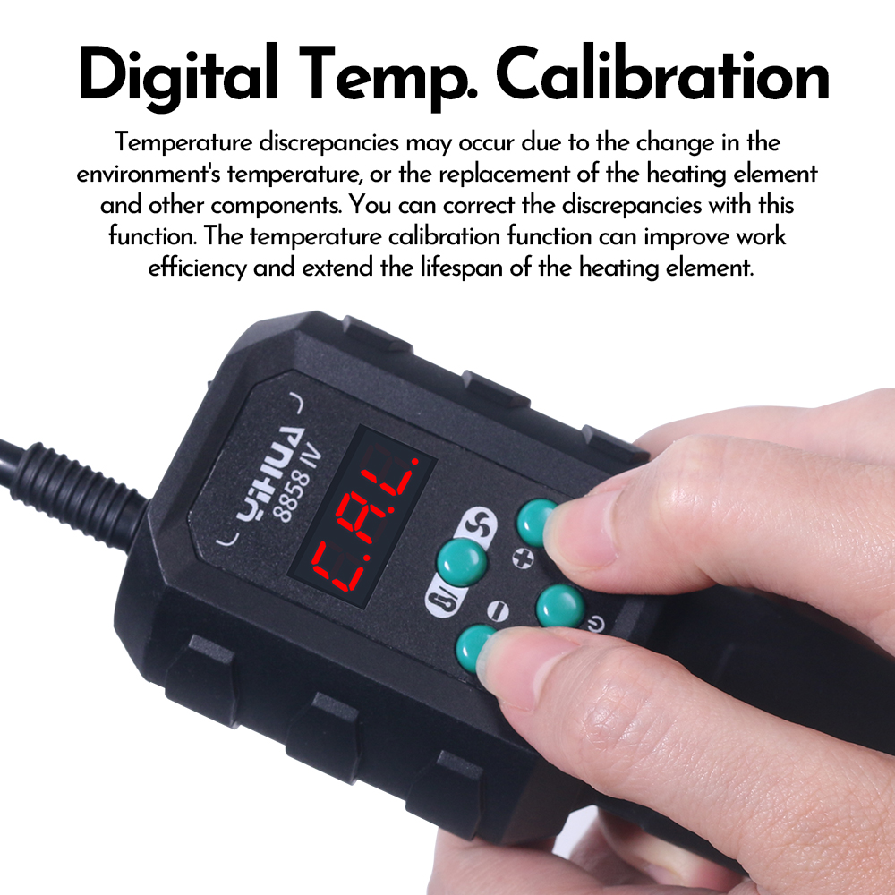 YIHUA Hot Air Gun Temperature  - Hot Air Station 858 review and price