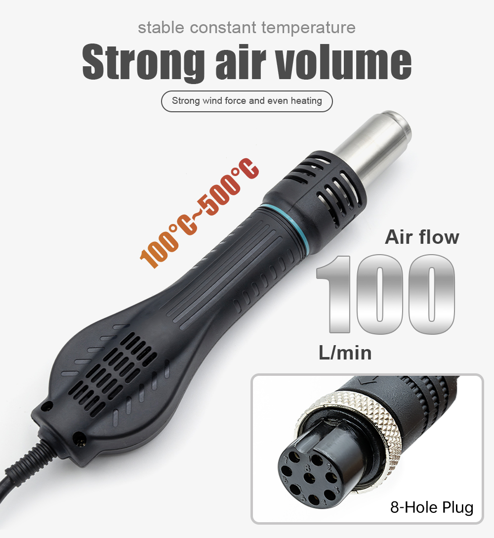 JCD 858DW Hot Air Gun 750W Dou - Hot Air Station 858 review and price