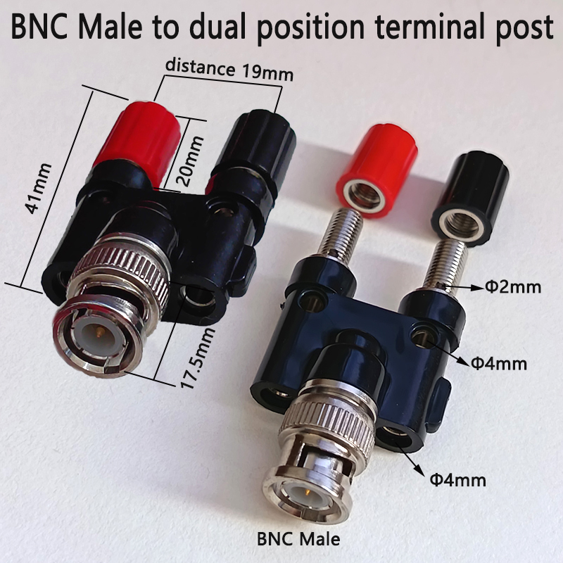 1PC BNC Male/Female to 4mm Dua - Electronics Repair Equipment review and price