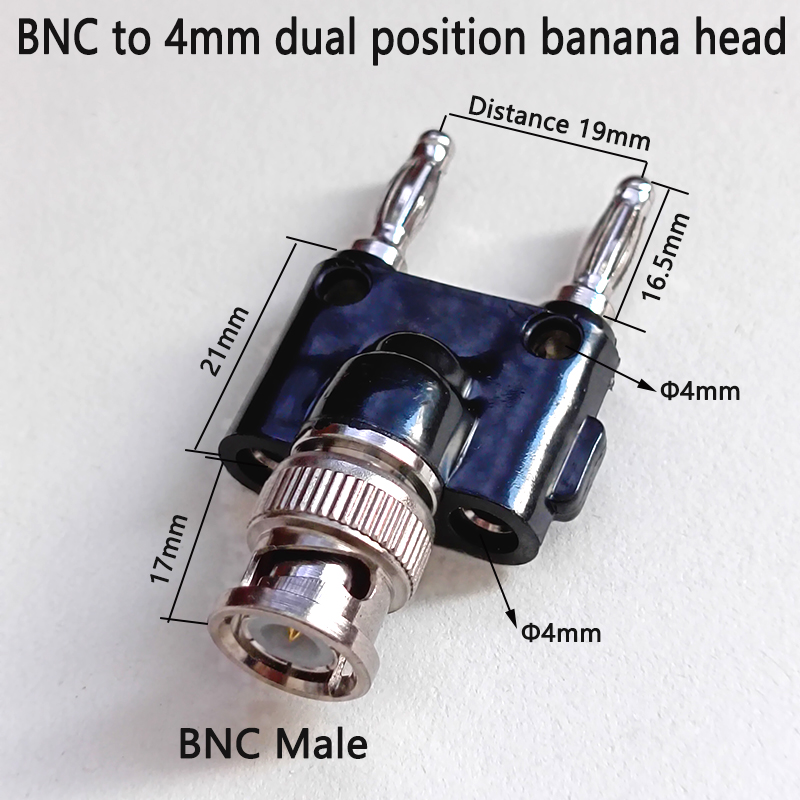 1PC BNC Male/Female to 4mm Dua - Electronics Repair Equipment review and price