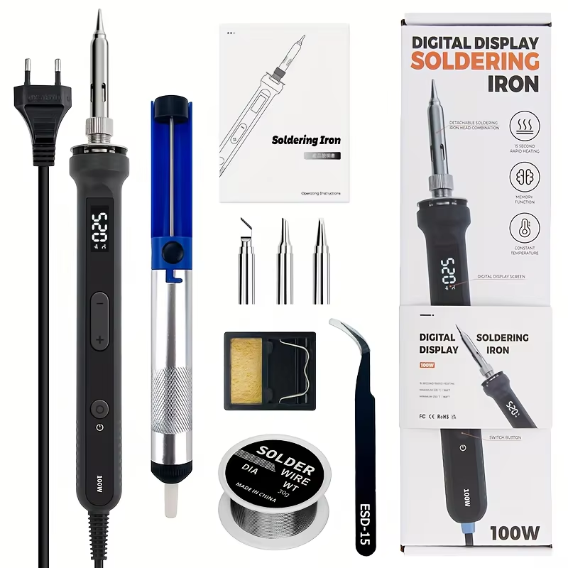 100W Digital Soldering Iron Ki - Electronics Repair Equipment review and price