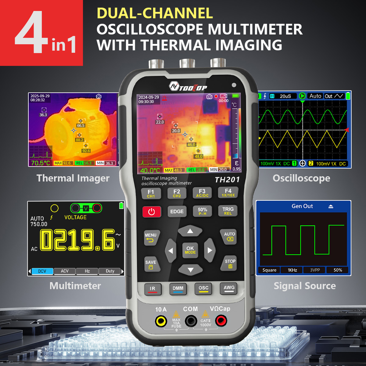 TOOLTOP TH201 4in1 Thermal Ima - Electronics Repair Equipment review and price