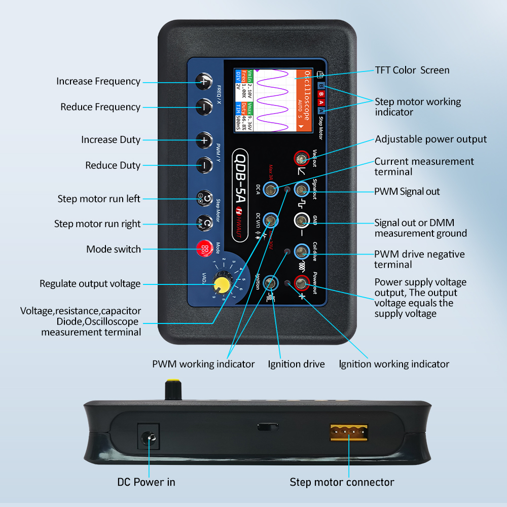 QDB4A QDB-5A Car Sensor Tester - Electronics Repair Equipment review and price